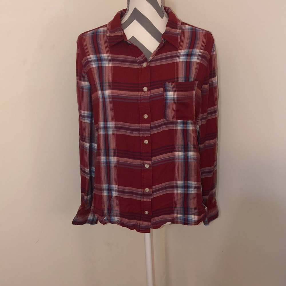 Mossimo soft plaid button down. Sz XL